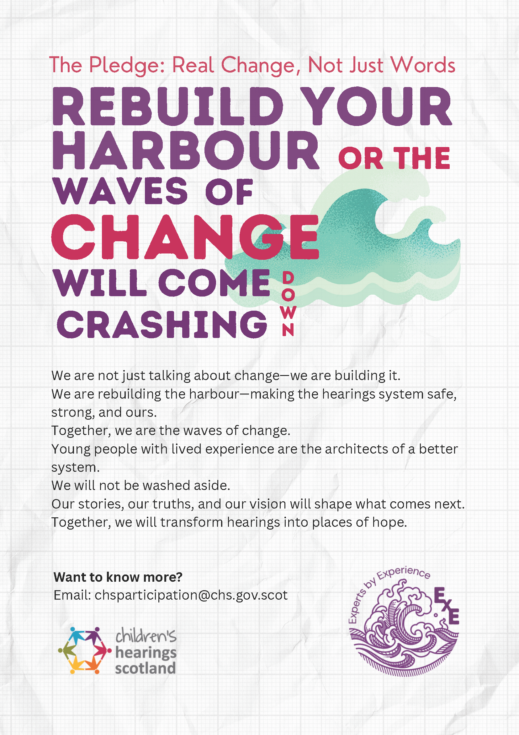 We are not just talking about change - we are building it. Our stories, truths and vision will shape what comes next.